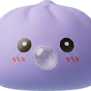 Big Dumpling Squishy Havsblå — i klämmet, mjukt slow-rise-skum