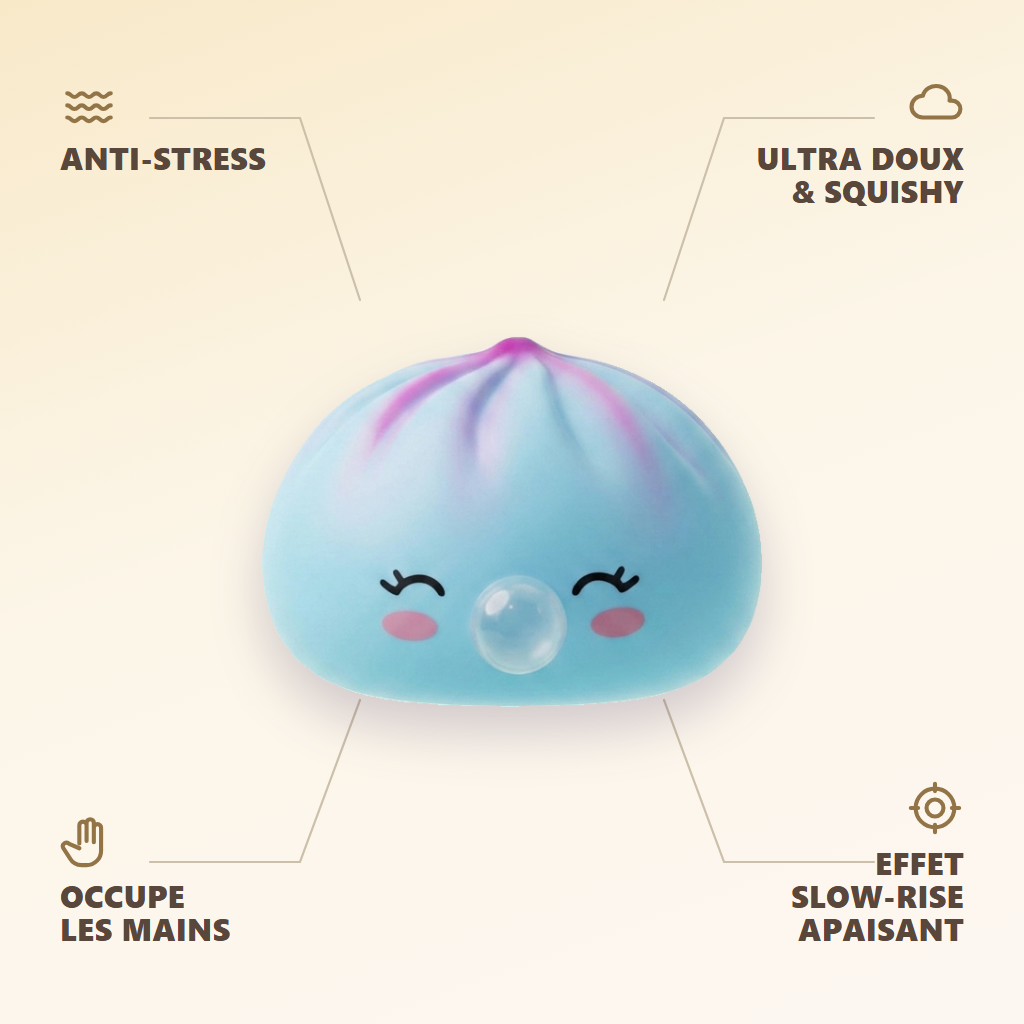 Dumpling Squishy Frost Blue Rare Blow – Sällsynt Isblå — dess fördelar