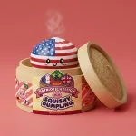 Kollektionen Flaggorna — squishy dumpling i Patriotic Edition-ask