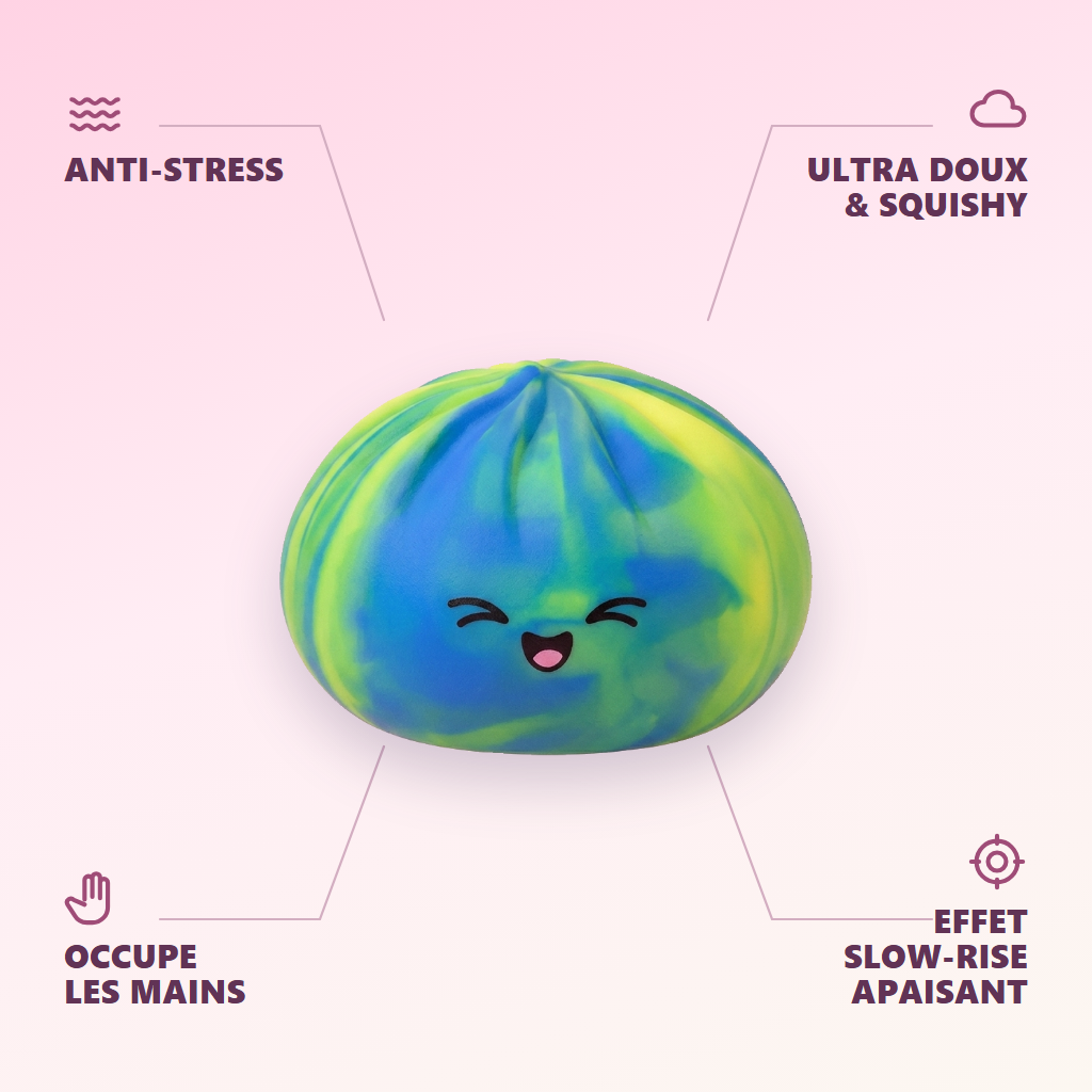 Rainbow Dumpling Squishy Regnbåge — dess fördelar
