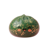 Dumpling Squishy Glitter Smaragdgrön — i klämmet, mjukt slow-rise-skum