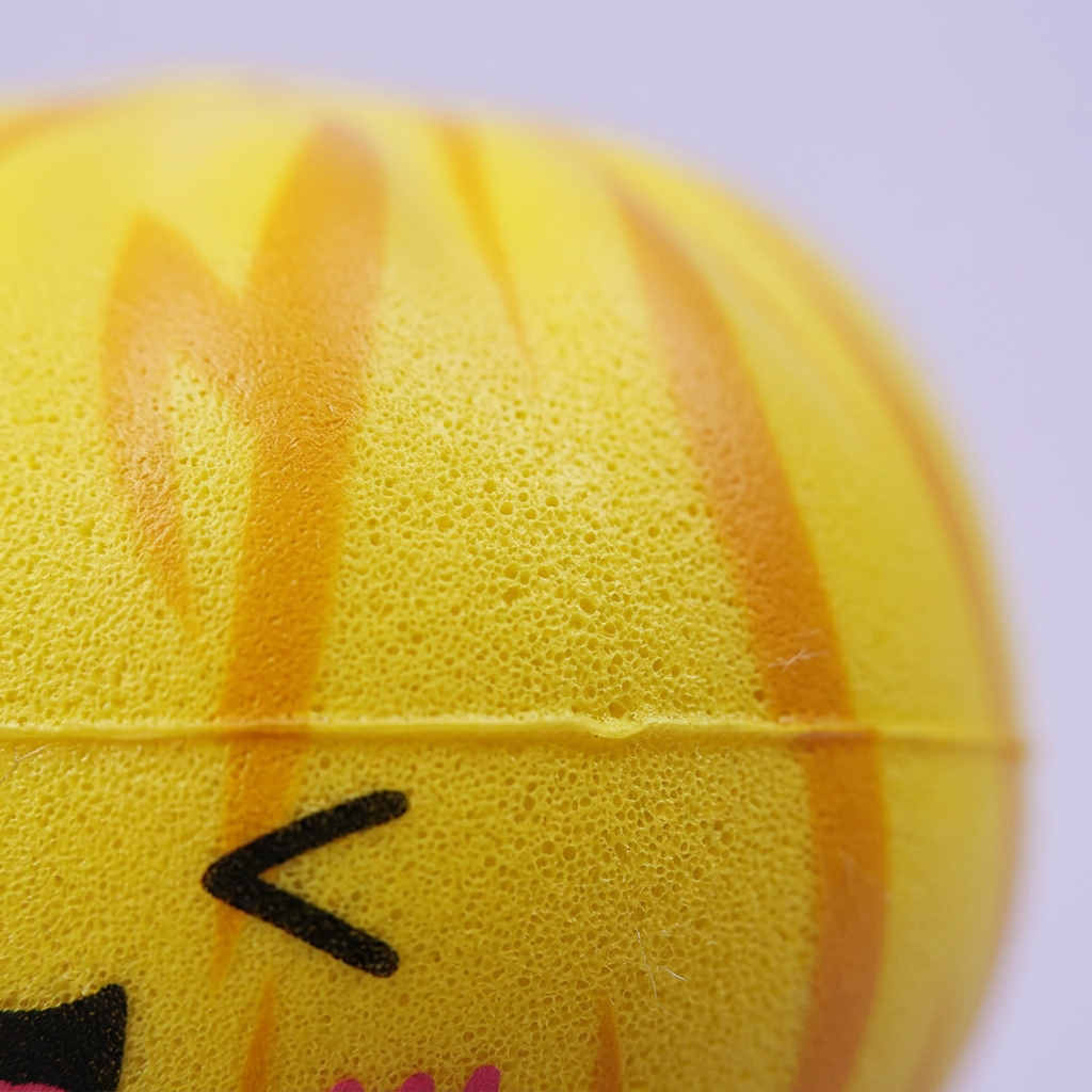 Dumpling Squishy Bun Mystery med Bambukorg — närbild på strukturen