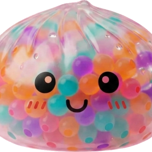 Squishy Dumpling Multicolor Mjuka Bubblor — i klämmet, mjukt slow-rise-skum