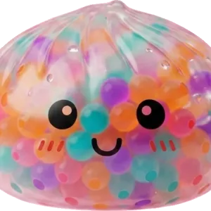 Squishy Dumpling Multicolor Mjuka Bubblor — i klämmet, mjukt slow-rise-skum