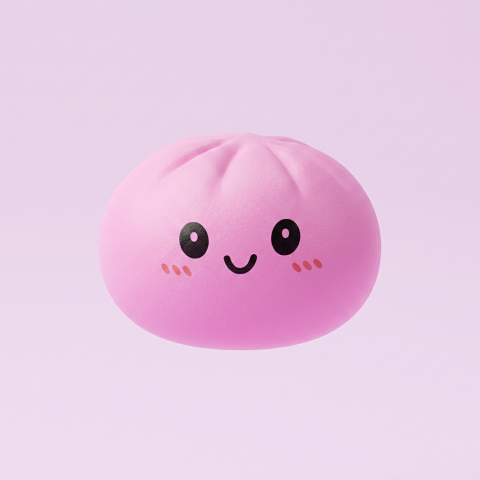 Squishy Dumpling Mystery Box Överraskning — i klämmet, mjukt slow-rise-skum