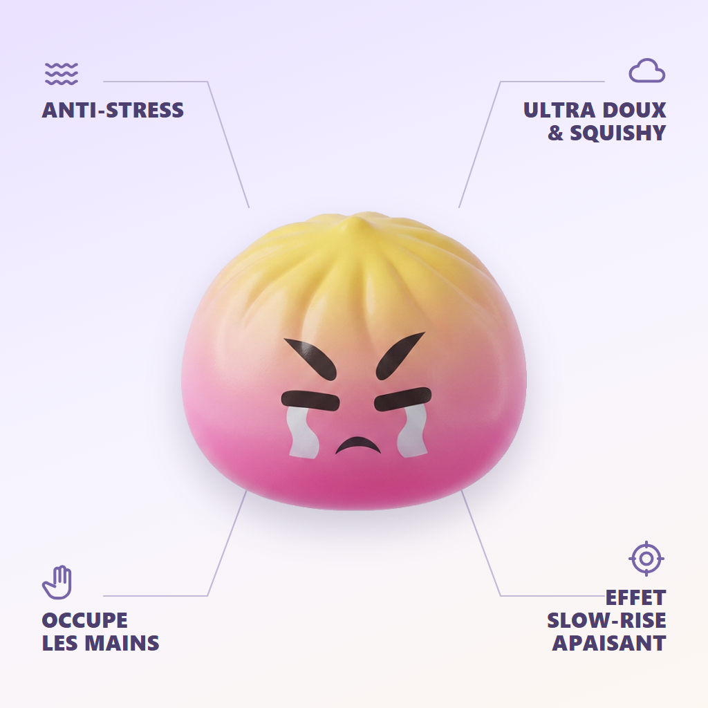 Dumpling Squishy Mystery Bun med Bambukorg — dess fördelar