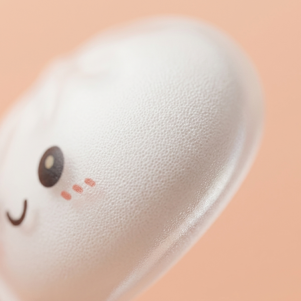 Dumpling Squishy Collection 6-pack — närbild på strukturen