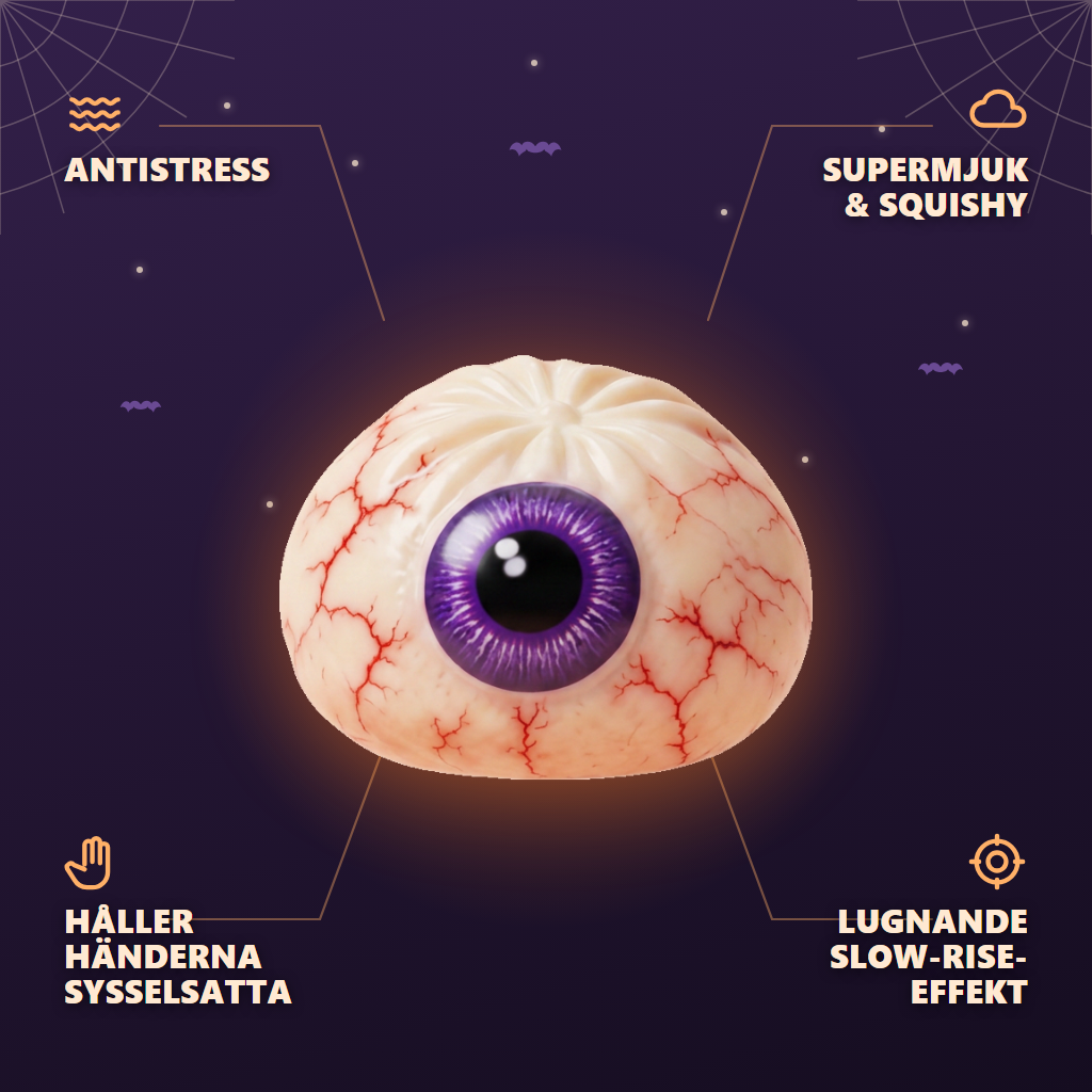 Eye Dumpling Squishy Halloween Skrämmande — dess fördelar