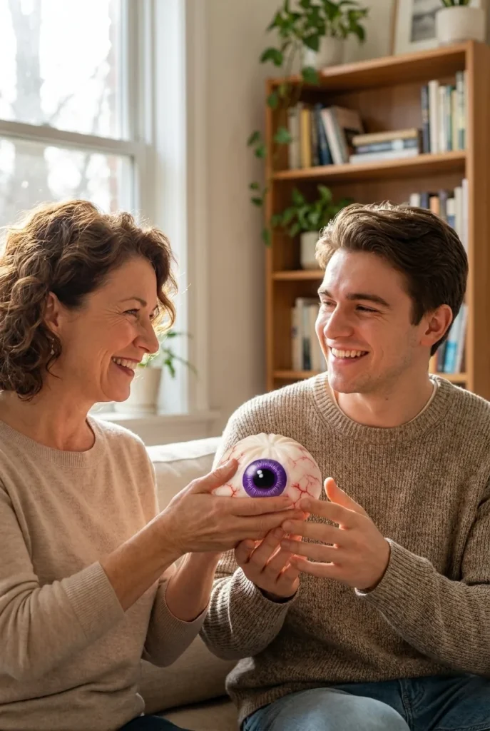 Eye Dumpling Squishy Halloween Skrämmande som presenttips