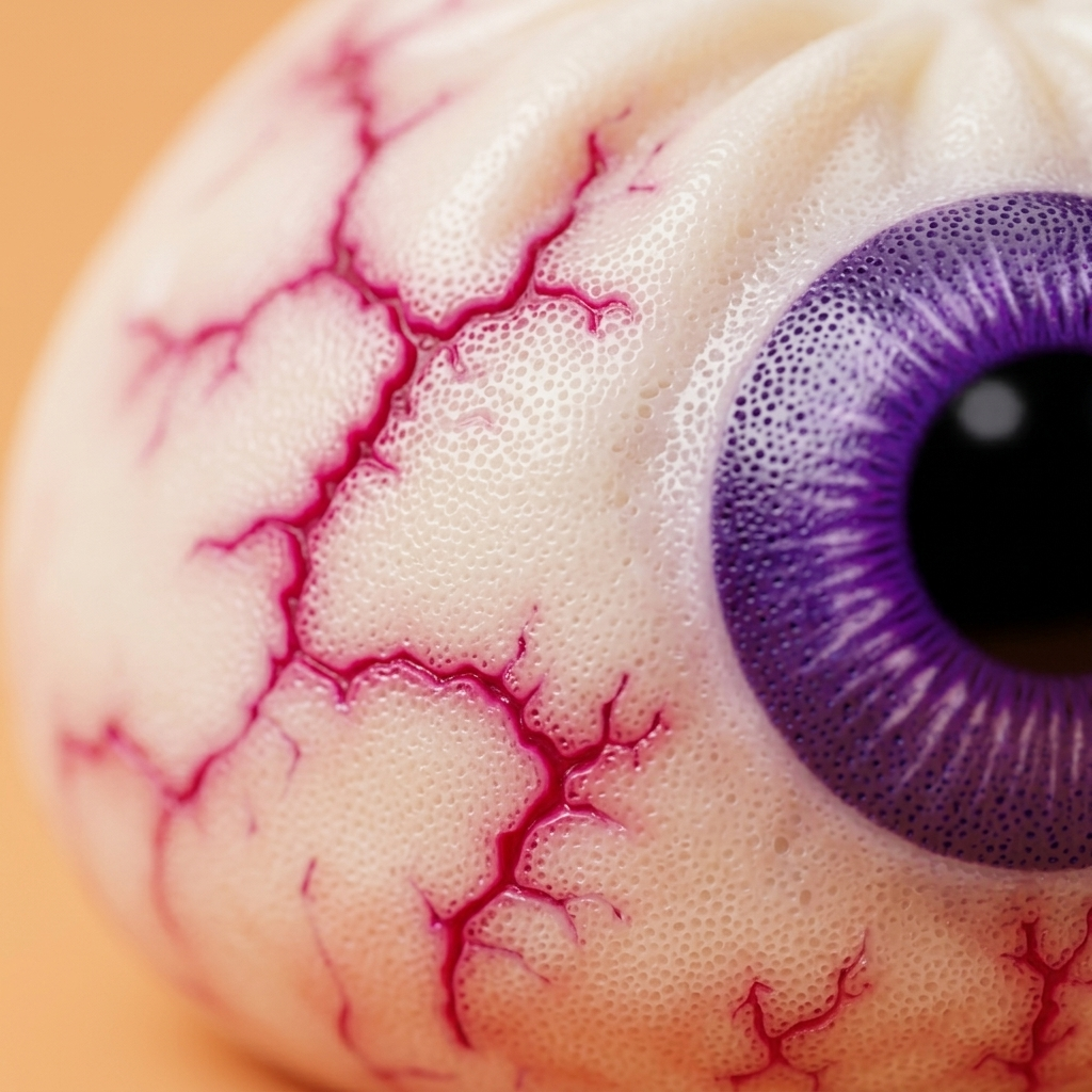 Eye Dumpling Squishy Halloween Skrämmande — närbild på strukturen
