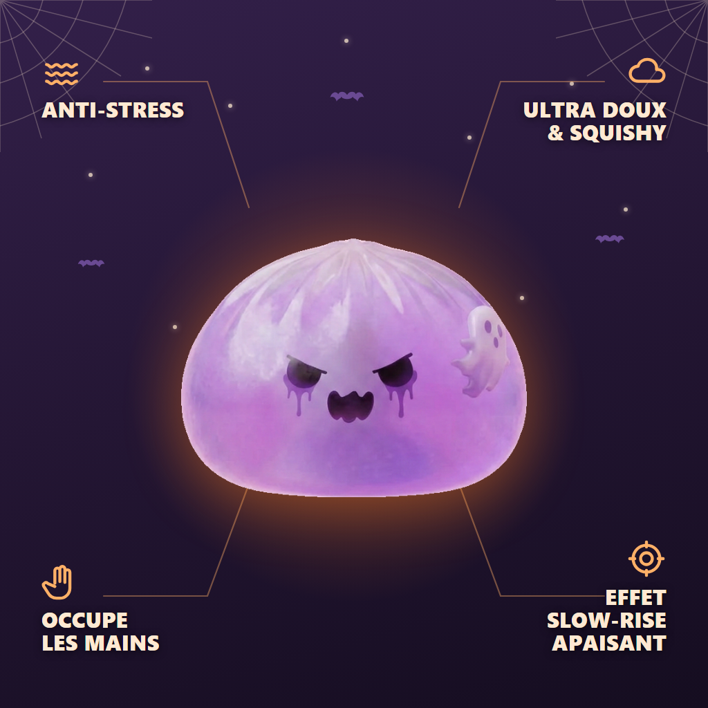 Ghost Dumpling Squishy Boo — dess fördelar