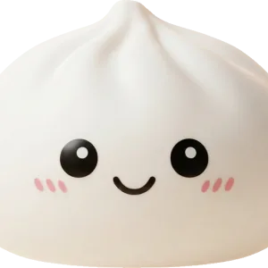 Giant Dumpling Squishy XXL – Jättestor Kramdumpling — i klämmet, mjukt slow-rise-skum