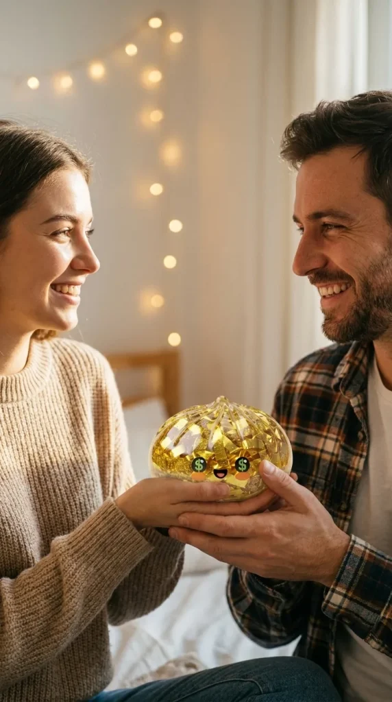 Gold Dumpling Squishy Sällsynt Utgåva som presenttips