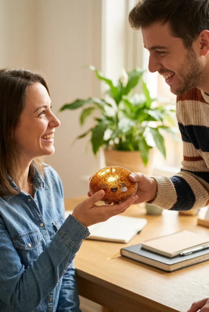 Glitter Dumpling Squishy Gold – Unik Skatt som presenttips