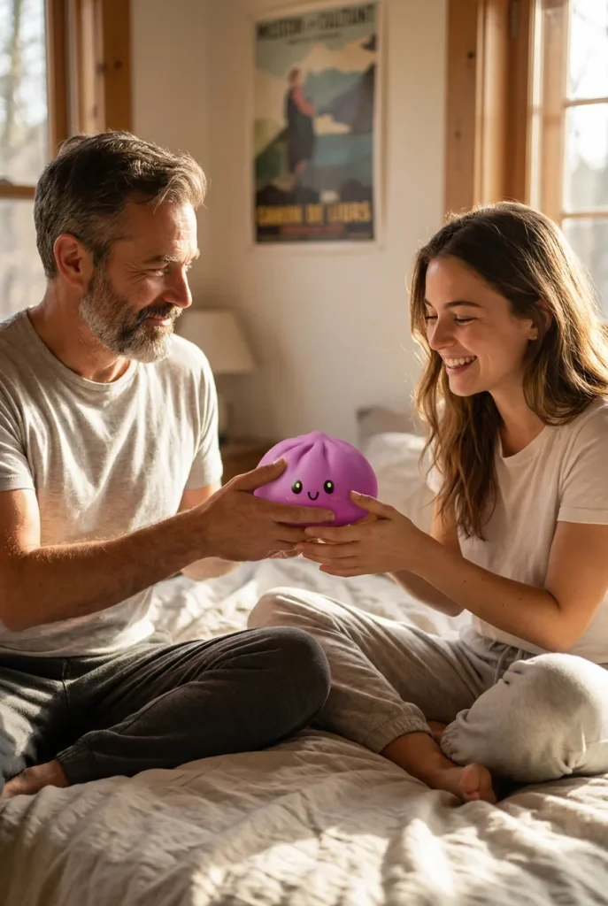 Dumpling Squishy Magenta som presenttips