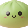 Dumpling Squishy Matcha Grön — i klämmet, mjukt slow-rise-skum