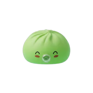 Dumpling Squishy Matcha Grön Rare Blow — i klämmet, mjukt slow-rise-skum