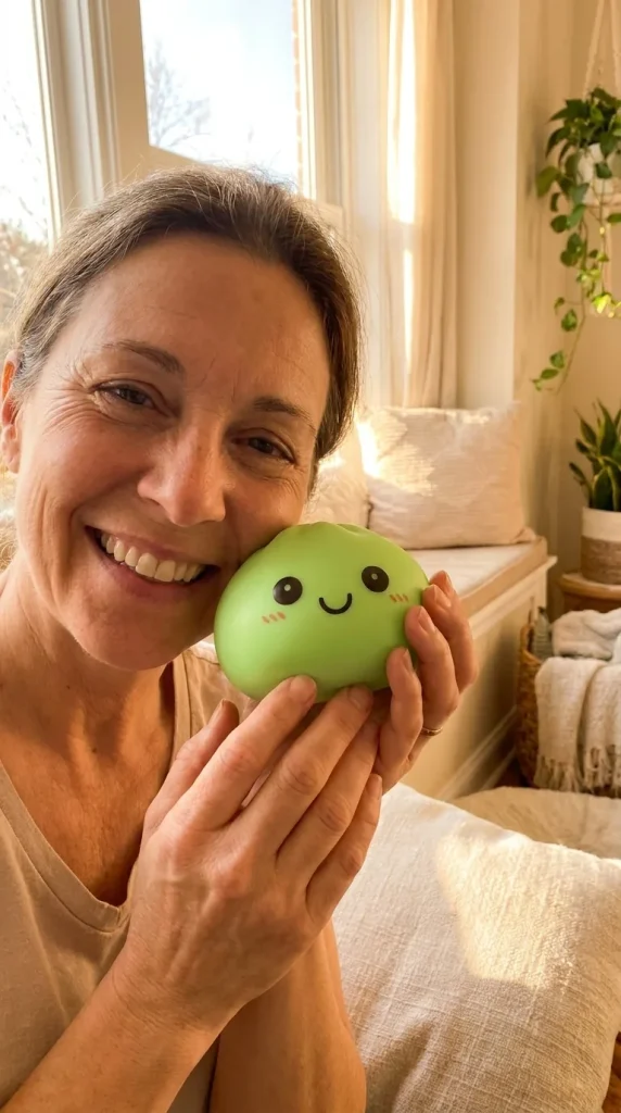 Dumpling Squishy Nattlampa Grön Lysande i vardagen