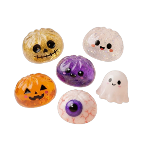 Dumpling Squishy Halloween Set de 5 — i klämmet, mjukt slow-rise-skum