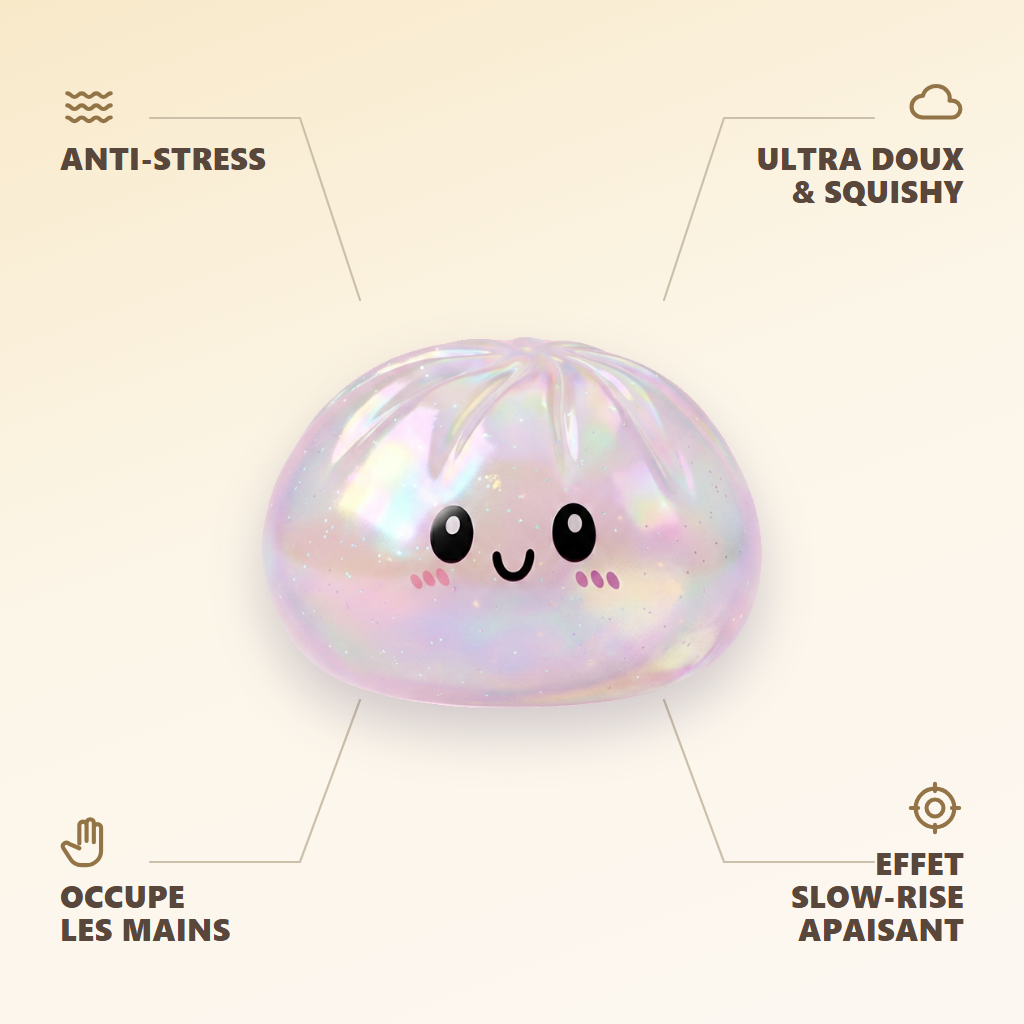 Holographic Dumpling Squishy Regnbågsskimmer — dess fördelar