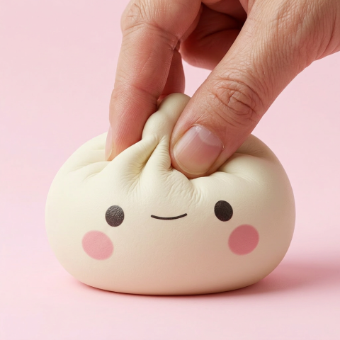 Dumpling Squishy Mystery Box 12-pack — i klämmet, mjukt slow-rise-skum