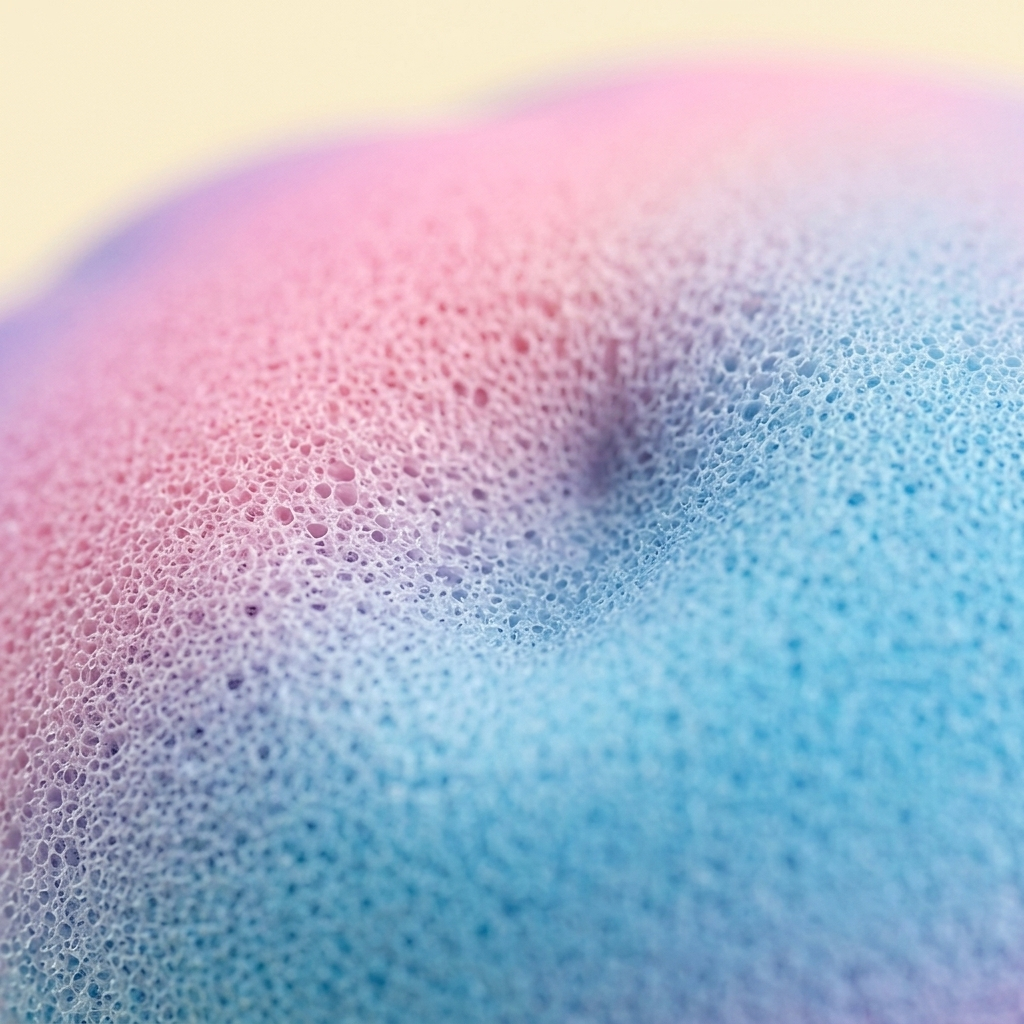 Jumbo Dumpling Squishy Unicorn Regnbåge — närbild på strukturen