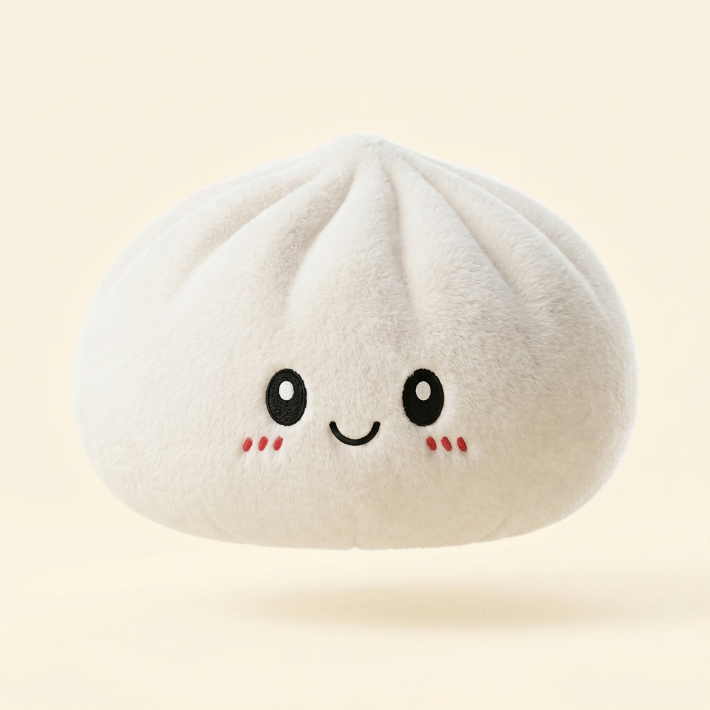 Squishy Dumpling Big Mysig Kramkudde — slow-rise-effekt, skummet återtar långsamt sin form