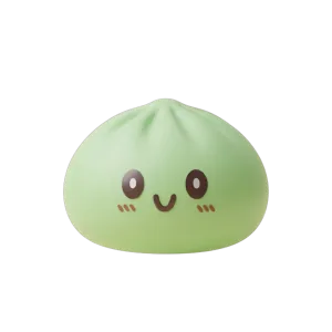 Giant Green Dumpling Squishy XXL — i klämmet, mjukt slow-rise-skum