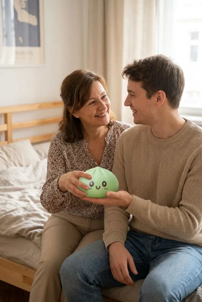 Giant Green Dumpling Squishy XXL som presenttips