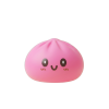 Dumpling Squishy Giant Rosa — i klämmet, mjukt slow-rise-skum