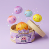 Dumpling Squishy Blind Box Mini 24-pack — i klämmet, mjukt slow-rise-skum