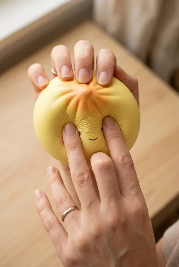 Dumpling Squishy Blind Box Mini 24-pack mitt i klämmet