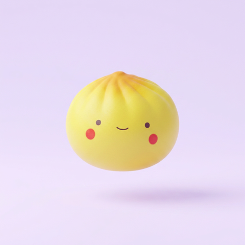 Dumpling Squishy Blind Box Mini 24-pack — i klämmet, mjukt slow-rise-skum