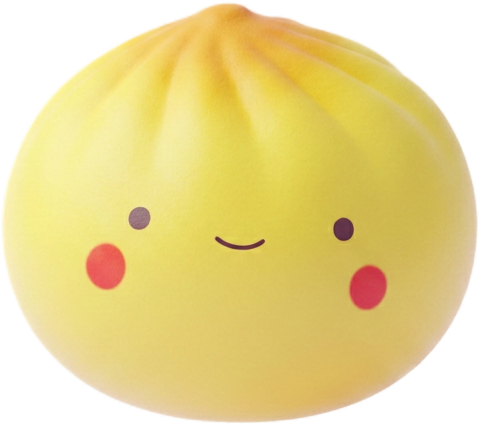 Dumpling Squishy Blind Box Mini 24-pack — i klämmet, mjukt slow-rise-skum