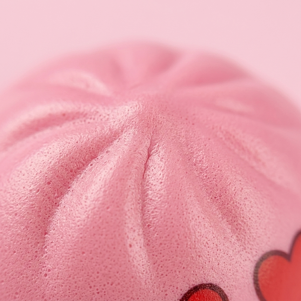 Mini Dumpling Squishy Mystery 3-pack — närbild på strukturen