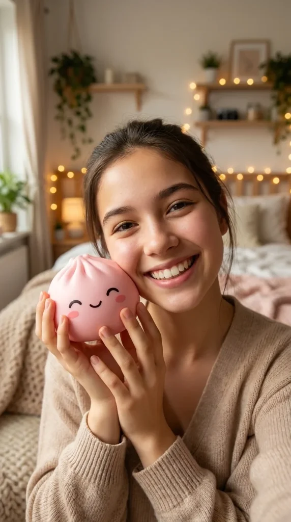 Mini Dumplings Squishy Mystery Överraskningspack i vardagen