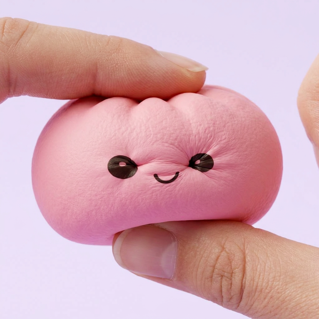Mini Dumplings Squishy Mystery Överraskningspack — slow-rise-effekt, skummet återtar långsamt sin form