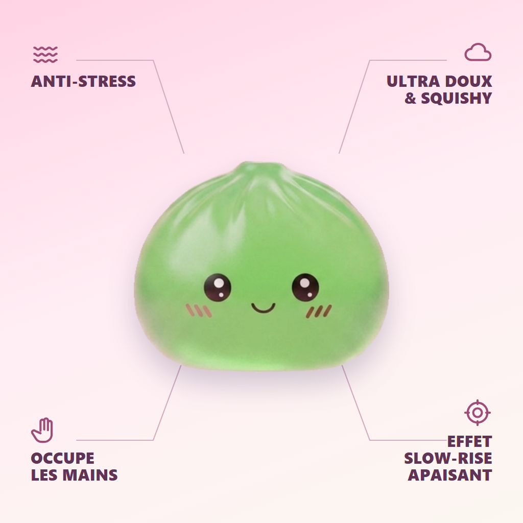 Mini Dumpling Squishy Socker — dess fördelar