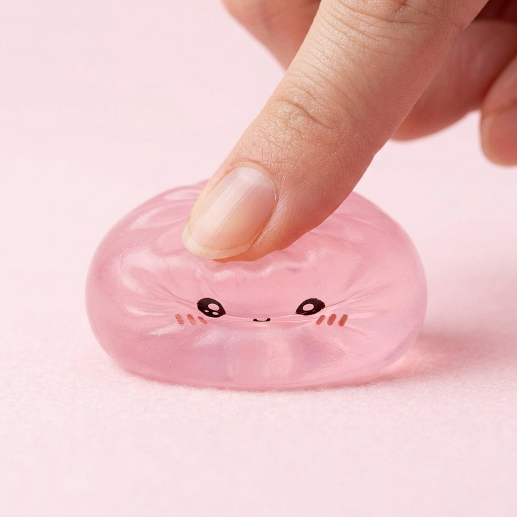 Mini Dumpling Squishy Socker — i klämmet, mjukt slow-rise-skum