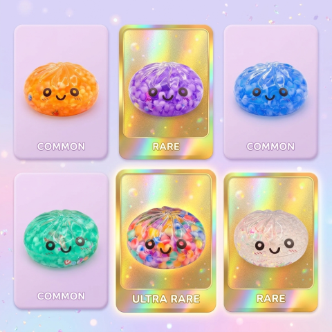 Mystery Dumpling Squishy Bubbla — i klämmet, mjukt slow-rise-skum