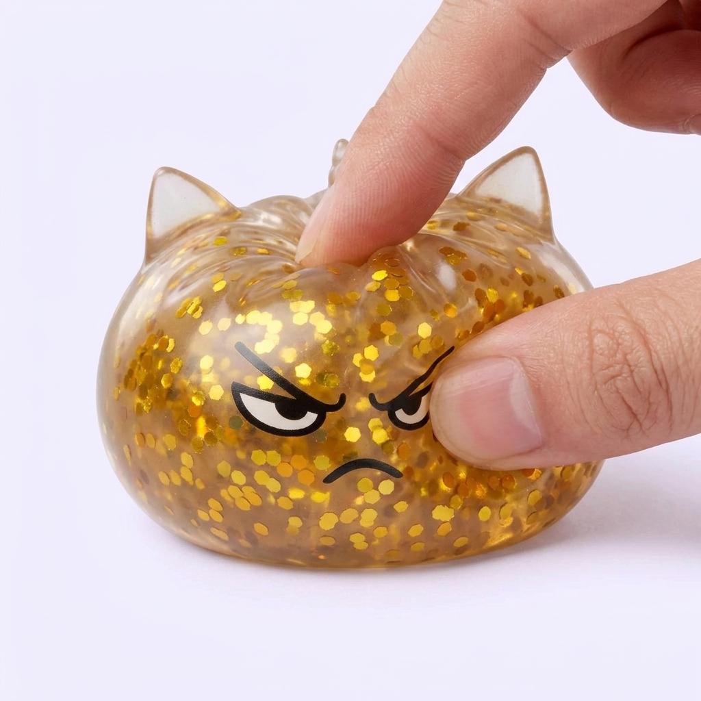 Glitter Dumpling Squishy Rare Magisk Enhörning — i klämmet, mjukt slow-rise-skum
