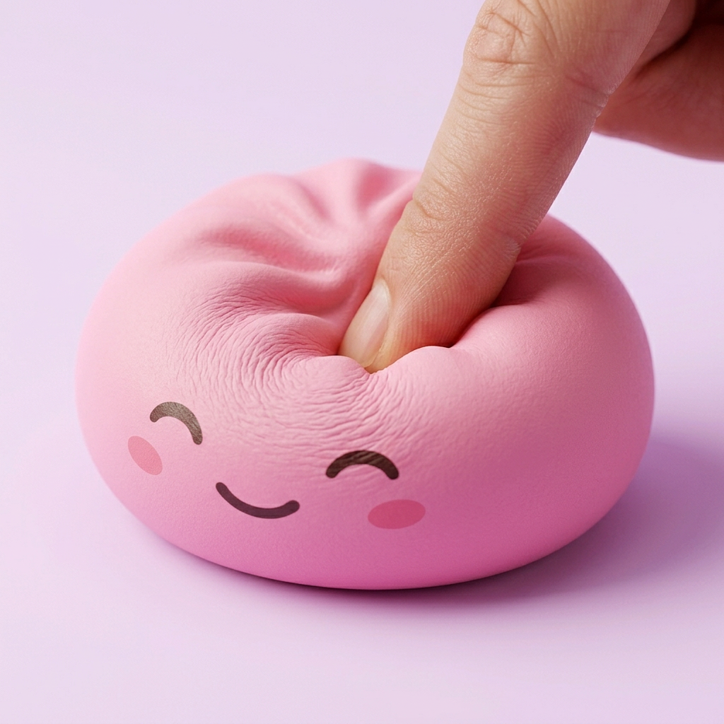 Mystery Dumpling Squishy Bambuskorg — slow-rise-effekt, skummet återtar långsamt sin form