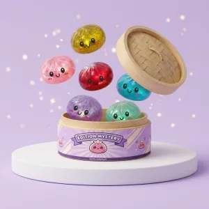 Dumplings Squishy Glitter – Glittrig Mystery-Dumpling — i klämmet, mjukt slow-rise-skum