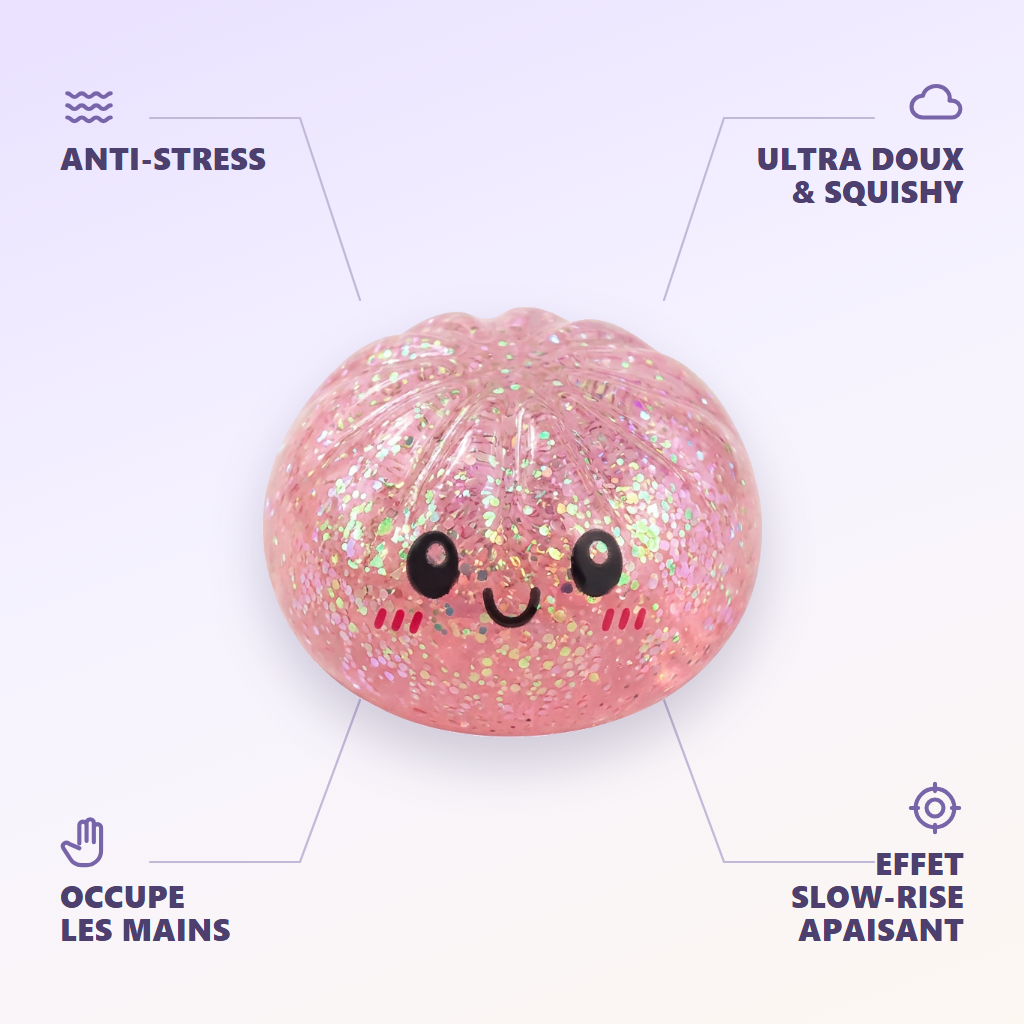 Dumplings Squishy Glitter – Glittrig Mystery-Dumpling — dess fördelar