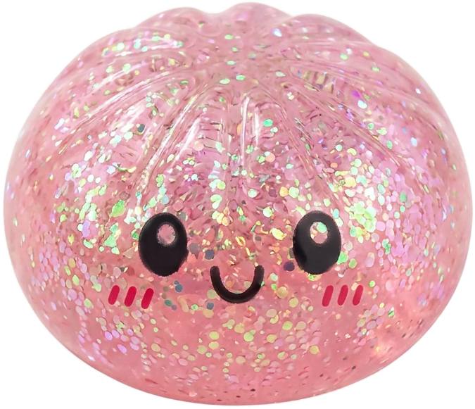 Dumplings Squishy Glitter – Glittrig Mystery-Dumpling — i klämmet, mjukt slow-rise-skum