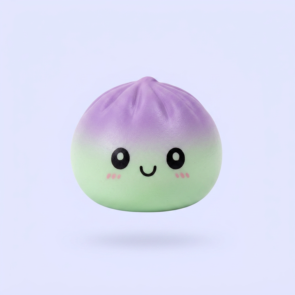 Dumpling Squishy Ombre Mystery Överraskningsask — i klämmet, mjukt slow-rise-skum