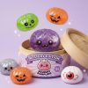Squishy Dumpling Mystery Halloween Överraskningsbox — i klämmet, mjukt slow-rise-skum
