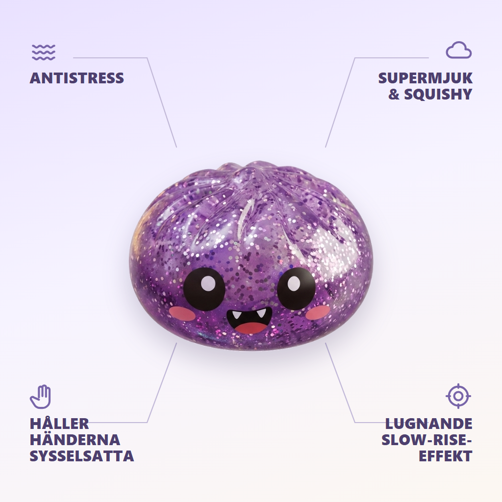 Squishy Dumpling Mystery Halloween Överraskningsbox — dess fördelar