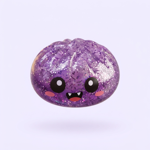 Squishy Dumpling Mystery Halloween Överraskningsbox — i klämmet, mjukt slow-rise-skum