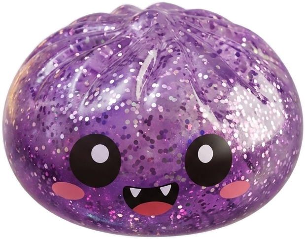 Squishy Dumpling Mystery Halloween Överraskningsbox — i klämmet, mjukt slow-rise-skum